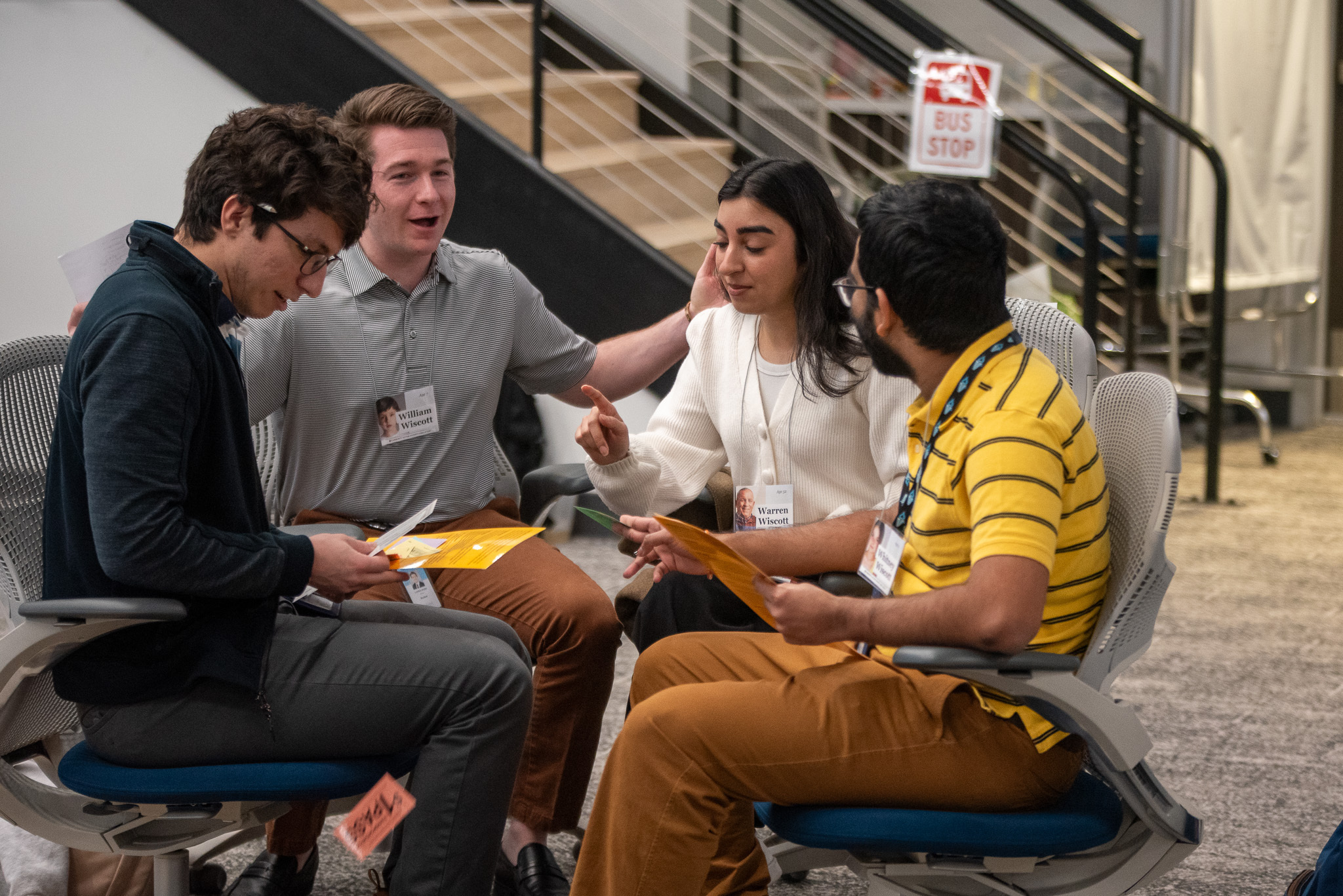 A group of student doctors come together as a “family” in their “home” at the end of the week, working together to figure out how to survive the next simulated week.